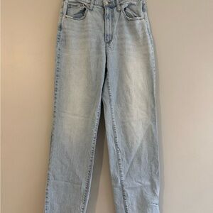 Universal Thread Light Blue High Rise  Straight Leg 90s Jeans